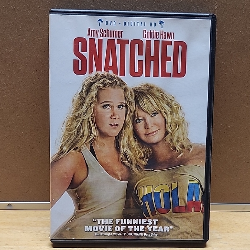 Snatched DVD with Amy Schumer and Goldie Hawn